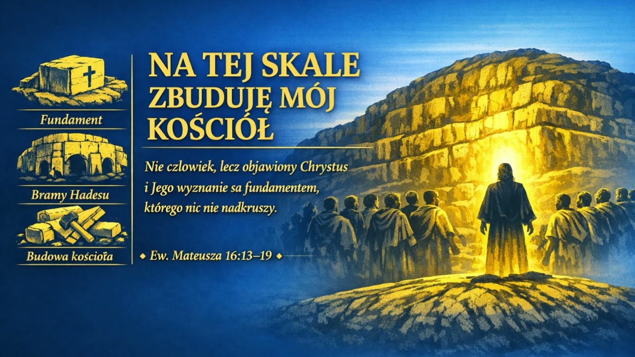 Ew  Mateusza 16:13-20 - Na tej Skale zbuduję Kościół Mój
