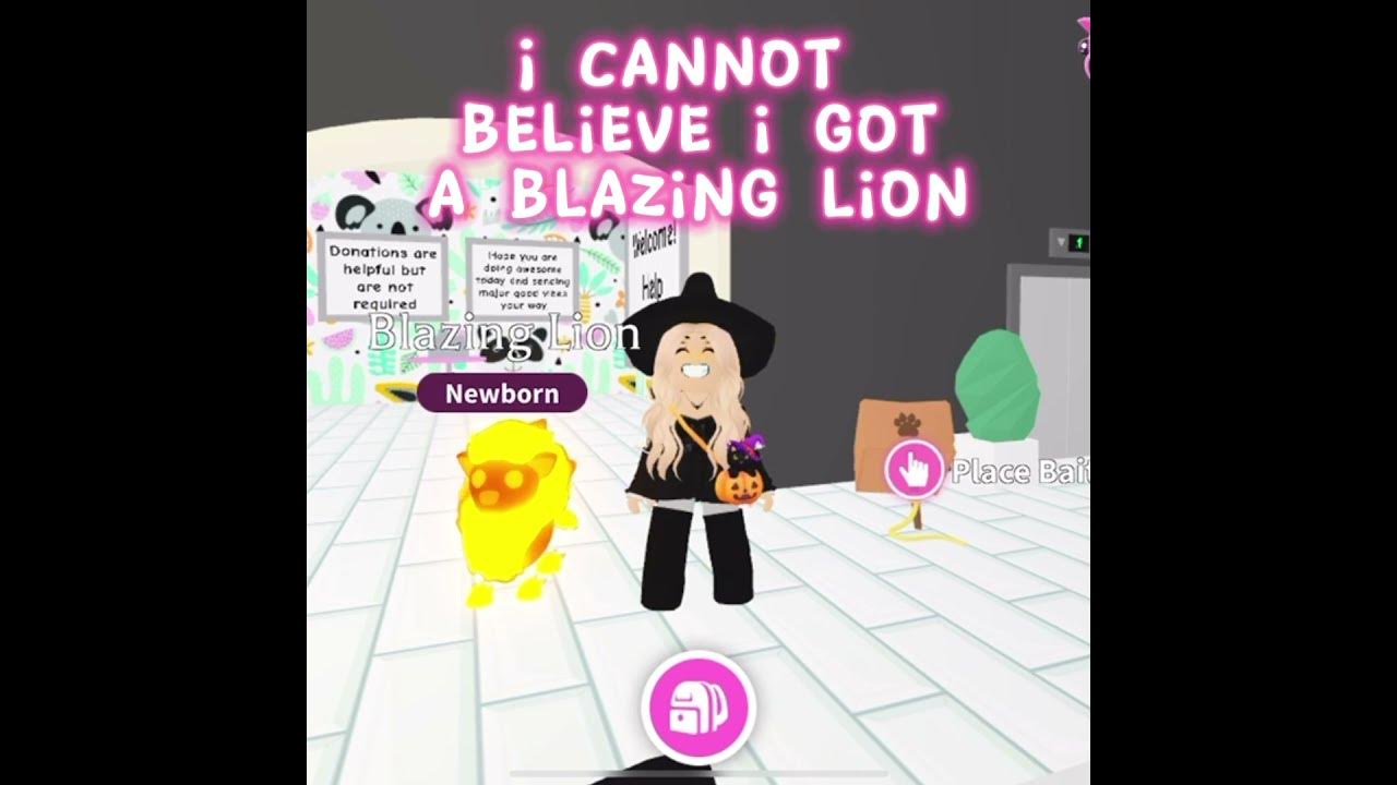 No way!! I caught a Blazing Lion in my lure box in Adopt Me #adoptme #