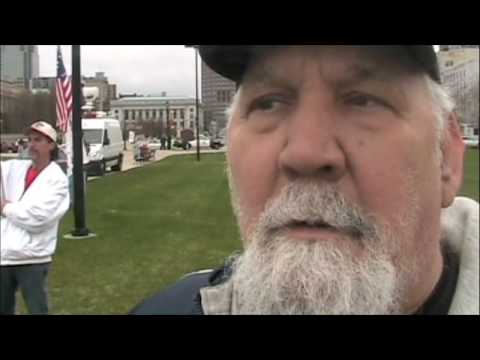 Unedited Tea Party Protestor in Cleveland, Ohio.