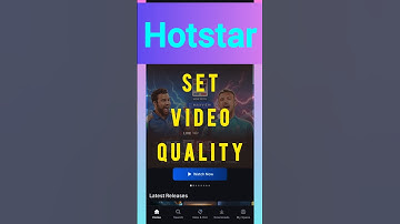 How to set video quality on Hotstar? #shortsfeed #hotstarapp