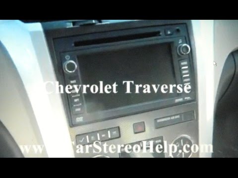 Chevrolet Traverse Car Stereo Removal