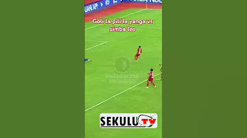 Goli La Mzize Yanga Vs Simba Leo 