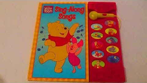DISNEY Winnie the Pooh "Sing-Along Songs" Play-A-Song
