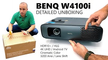 BenQ W4100i Cinema Projector Unboxing
