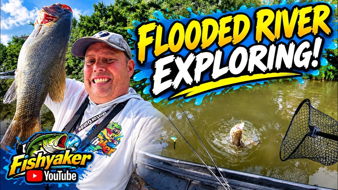 Exploring Flooded Susquehanna River for BIG Smallmouth Bass!