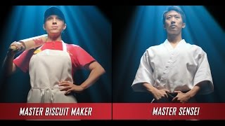 Bojangles Commercial - Master Biscuit Maker Vs Master Sensei