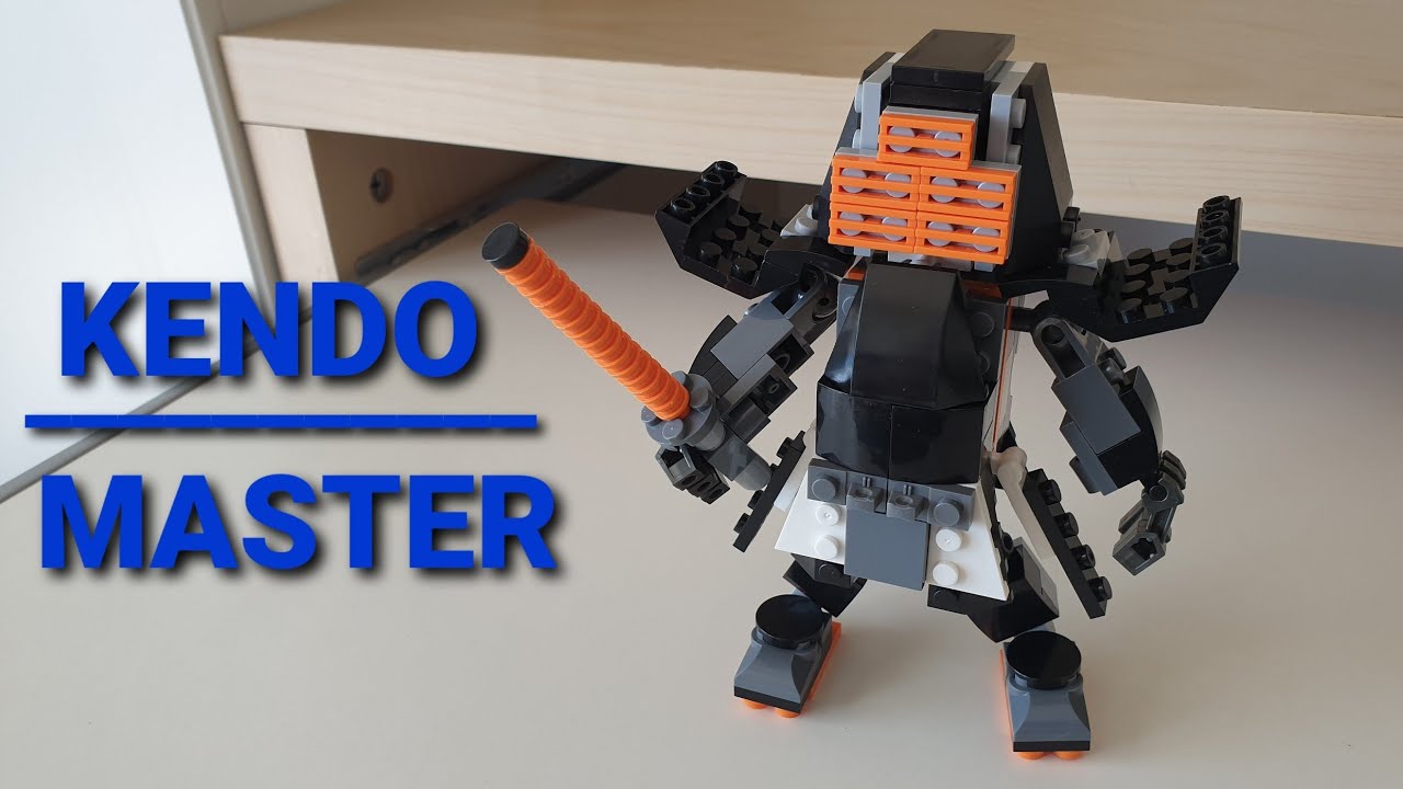 Unofficial LEGO - KENDO MASTER - DECOOL - 3122 - 3 in 1 [TUTORIAL