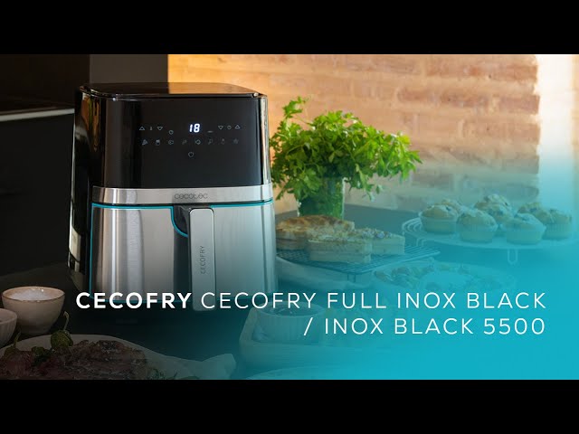 Cecofry Full Inox Black Pro 5500 con Accesorios Freidora sin