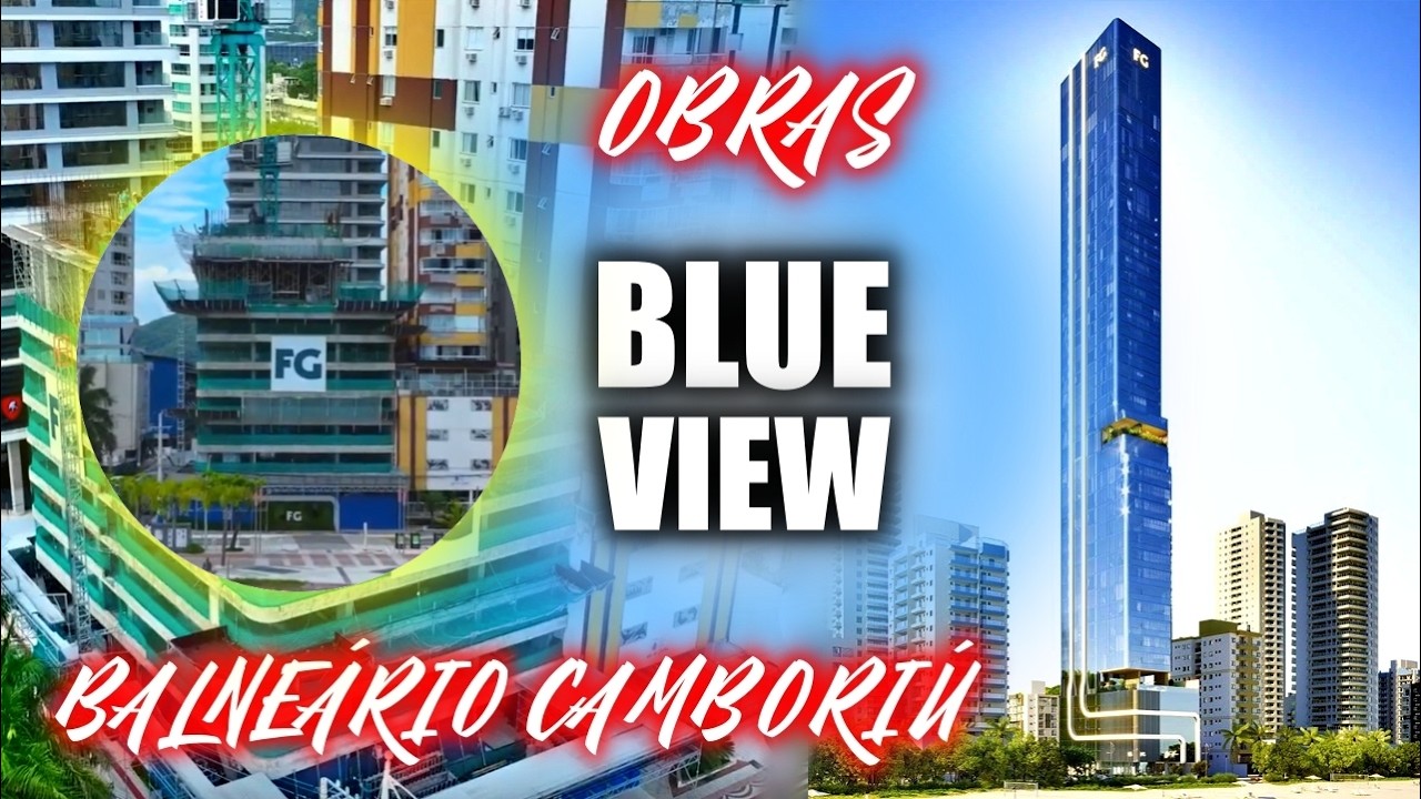 OBRAS BLUE VIEW EM BALNEÁRIO CAMBORIÚ - SC  - FEV 2026 #skyscraperconstruction #arquitetura #obras