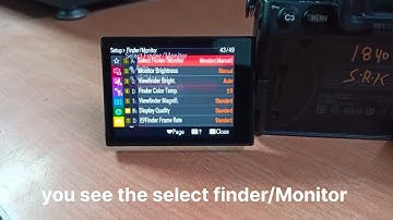 how to enable the auto  viewfinder in Sony a7s3 camera 📷