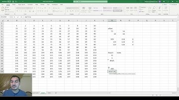 Excel for Chemical Engineers | 61 I Match, index and offset functions