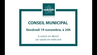 Conseil municipal<br/>19 novembre 2021