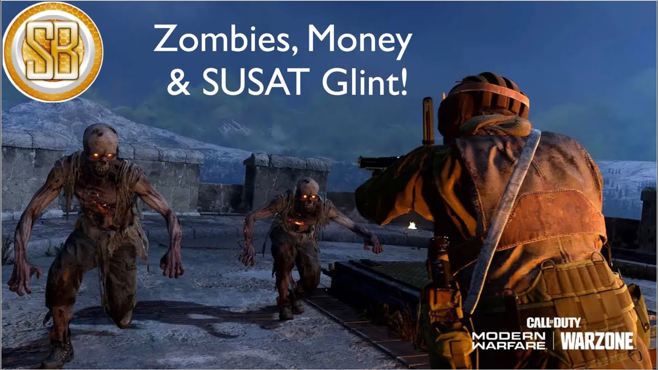 Zombies in Prison, SUSAT Glint & $10k+ in 10 seconds! (Warzone season 2 zombies moved, SUSAT scope)