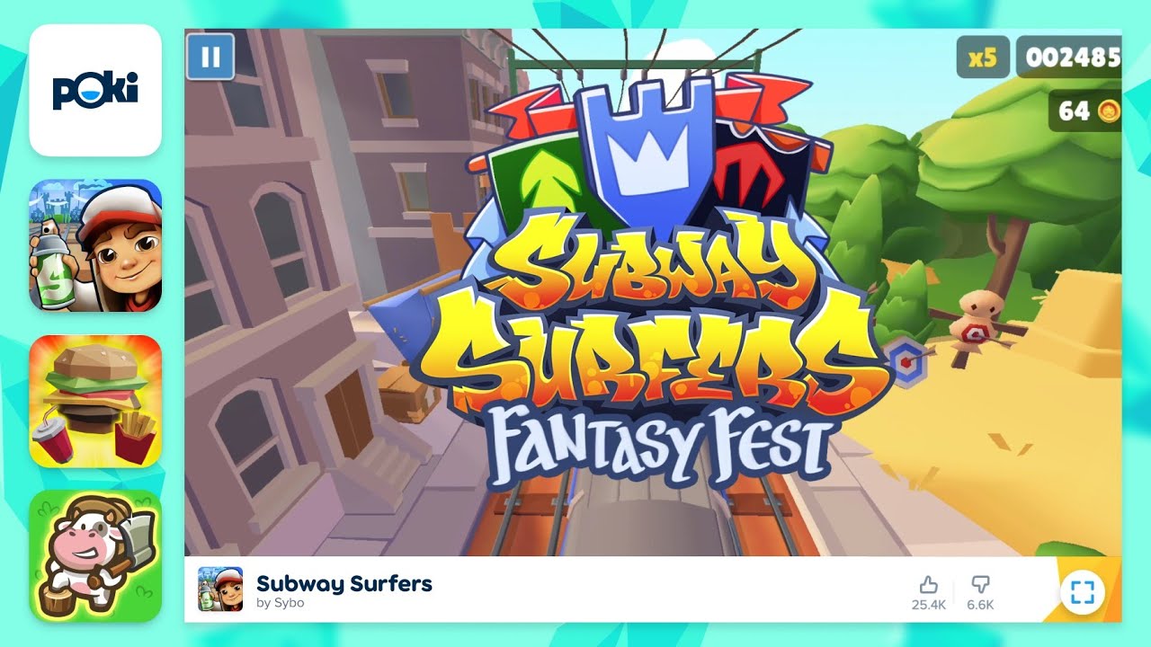 Subway Surfers: Fantasy Festival - Play it on Poki 