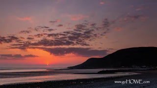 Sunset by the Great Orme at Llandudno, North Wales