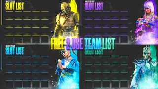 Free 2 Use Pubg Mobile Tournament Team List Template | Master Graphics screenshot 5