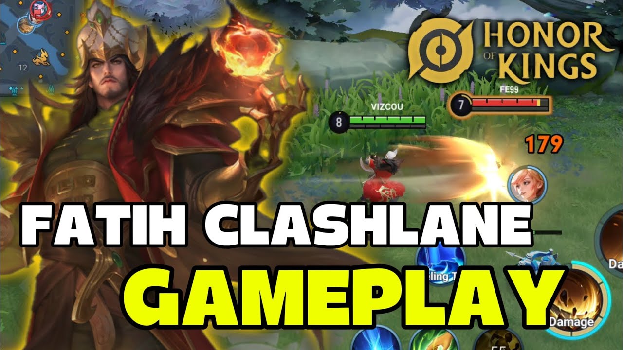 HOK FATIH CLASHLANE - HONOR OF KINGS GAMEPLAY