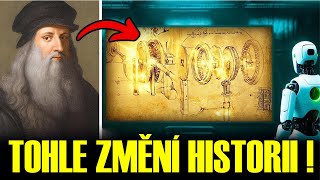 Umělá inteligence konečně naskenovala Da Vinciho zakázaný vynález a to, co odhalila, děsí celý svět