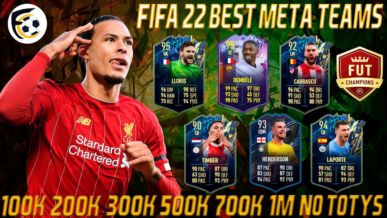 FIFA 22 BEST TOTS ULTIMATE TEAMS! FIFA 22 100K 200K 300K 500K 700K 1M