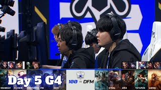 100 Vs Dfm  Day 5 Group B S11 Lol Worlds 2021  100 Thieves Vs Detonation Fm  Groups  Game