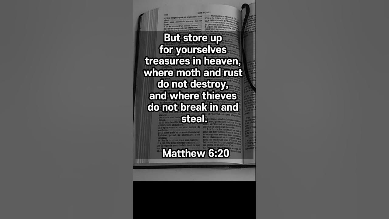 today-s-bible-verse-matthew-6-20-by-missionary-choi-jesus-shorts