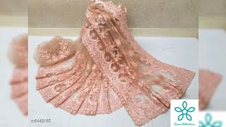 Net saree || party wear saree || saree design collections || Cod screenshot 4