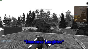 Arma 2 DayZ Overpoch - Building Fail Funny Moment