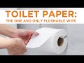 Toilet Paper - The One and Only Flushable Wipe