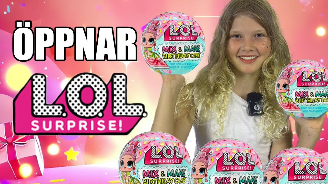 🎂🎁 Öppnar LOL Birthday Cake – Vilken LOL Gömmer Sig Inuti? 🎉✨