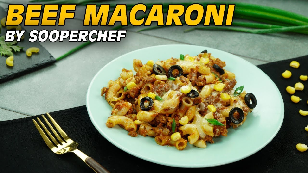 Cheesy Beef Macaroni | Beef Macaroni Recipe | SooperChef