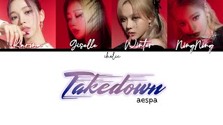 Aespa - Takedown Engesp Ai Cover Clean Version