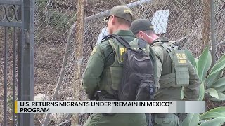 20 asylum seekers sent back to Mexican officials
