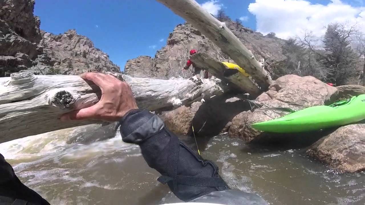 Pinned Kayaker Rescue Poudre Narrows