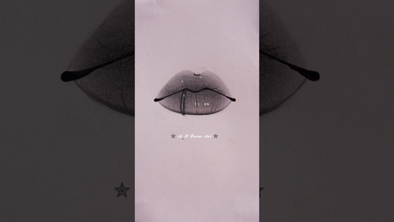 Урок по рисованию губ ✨ 