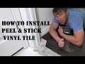 How to Install Peel & Stick Vinyl tile