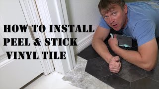 How to Install Peel & Stick Vinyl tile