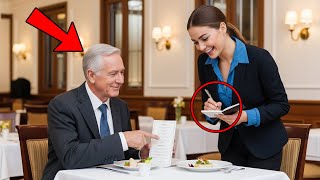Un multimillonario pide la comida más barata: la reacción de la camarera lo conquista al instante.