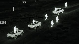 AH-64D Apache Takes Out Moving Insurgent Convoys