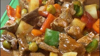 #beefCaldereta ng Quezon #delecious #Learn how to #Cooked #filipinofood