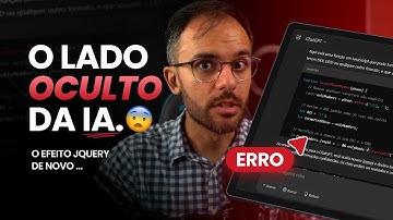 A Verdade Sombria Sobre Programar com IA (O Efeito jQuery... DE NOVO)