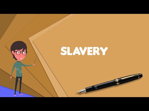What is Slavery? Explain Slavery, Define Slavery, Meaning of Slavery