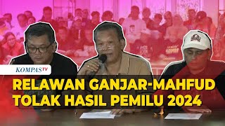 Relawan Ganjar-Mahfud Deklarasi Tolak Hasil Pemilu, Minta Pencoblosan Ulang