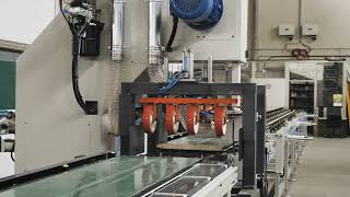 Istech VLN P. Sandwich panels band saw machine