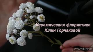 видео: Гипсофила из холодного фарфора (полимерной глины) картинка: Гипсофила из холодного фарфора (полимерной глины)