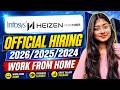 Infosys(EdgeVerve), Hiezen &amp; Autorabit Hiring | Batch 2026/2025/24 | Work from Home