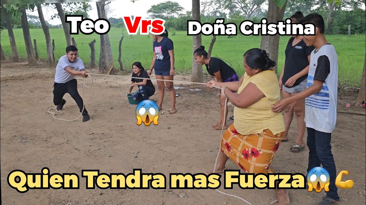 🔴Santo Dios Doña Cristina despues de Ganarle a todos los Chicos con su fuerza se enfrenta a Teo 😱💪