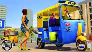 Flying Tuk Tuk Taxi Simulator - Auto Rickshaw Driving Games | Android Gameplay screenshot 5