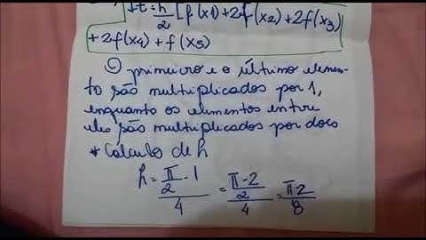 Calculo Numérico - Exercícios Método do Trapézio e Simpson !!!