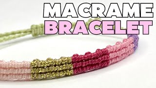 Macrame Bracelet Tutorial Easy @jomaker9057