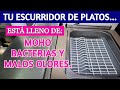 ✅ DESINFECTA Y  DESPERCUDE tu ESCURRIDOR DE PLATOS con AGUA OXIGENADA / Rutina semanal.